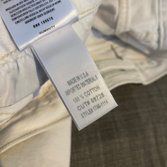 Citizens Of Humanity White Wide Leg Jeans - Picture 9 of 10